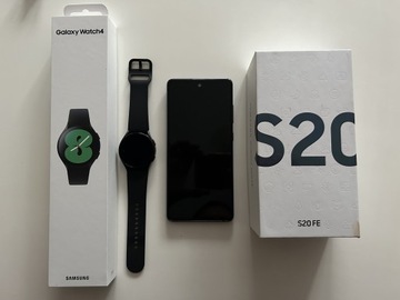 Smartwatch Samsung watch4 i telefon S20FE