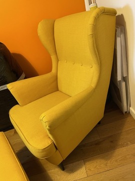 Fotel z podnóżkiem IKEA