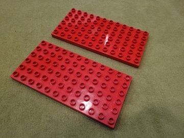 LEGO DUPLO podstawka czerwona 6x12