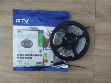 Taśma LED GTV 24 W 12 V 5m biały neutralny