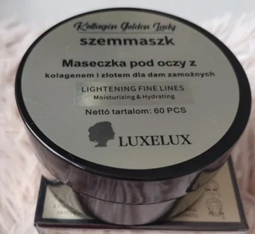 Hydrożelowa Maseczka pod oczy z kolagenem i złotem