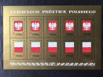 ZNACZKI Tysiąc Lat Państwa Polskiego 1966 1000 lat