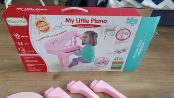 Różowe pianino zabawka dla dzieci