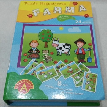 Puzzle magnetyczne Farma Alexander