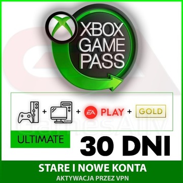 XBOX GAME PASS ULTIMATE 30 DNI STARE I NOWE KONTA