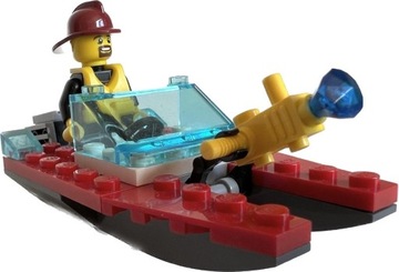 Lego City 30220 Strażacka łódź motorowa