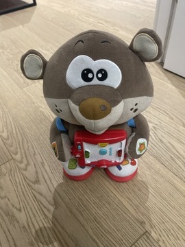 Chicco, Miś podróżnik, dwujęzykowa zabawka 33 cm