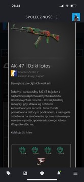 Skin AK-47 | Dziki lotos BS CS2 CS:GO