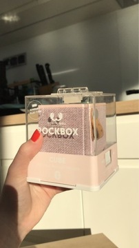 głośnik bluetooth RockboxCube fresh'n rebel różowy