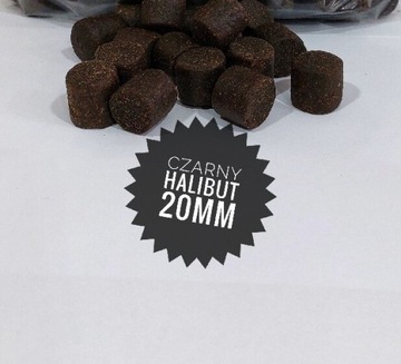 Pellet czarny halibut 20mm  2kg