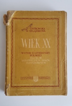 Wypisy z literatury polskiej – wiek XX; stan DB-