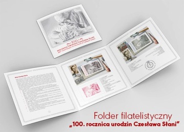 Folder - 100 rocznica Urodzin Czesława Słani