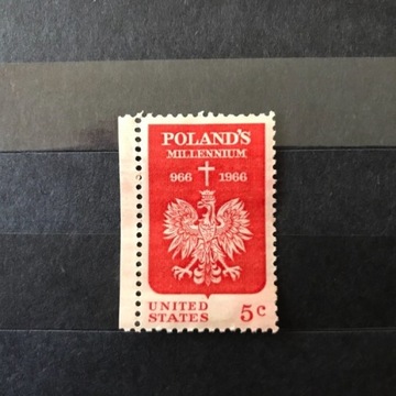 ZNACZEK Poland’s Millennium 1966 Polska USA