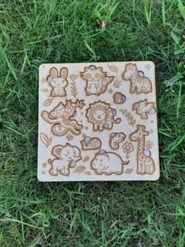 Puzzle drewniane