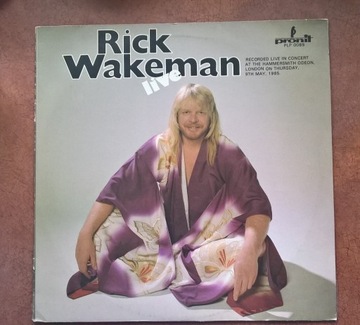 LP Rick Wakeman Live At Hammersmith 1985 YES MINT