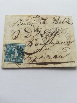 Niemcy - Bayern 1854- list stempel 473