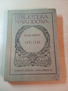 Król Lear * Biblioteka Narodowa * Wiliam Szekspir