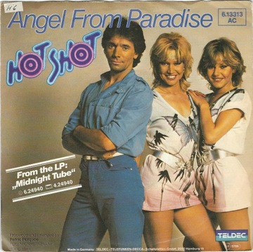 SP 7'' Hot Shot - Angel From Paradise (1981)