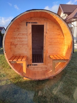 sauna ogrodowa 