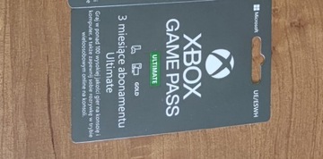 Xbox game pass  3 miesiące 