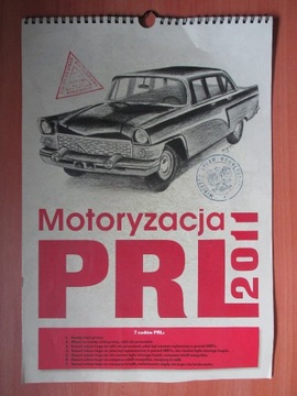 Kalendarz "Motoryzacja PRL" rok 2011