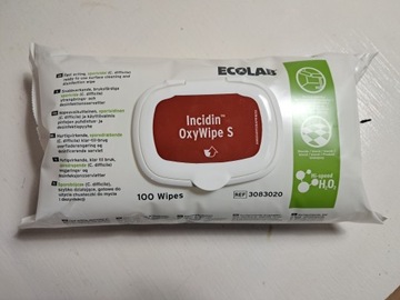 Chusteczki Sporobójcze Ecolab Incidin OxyWipe 100