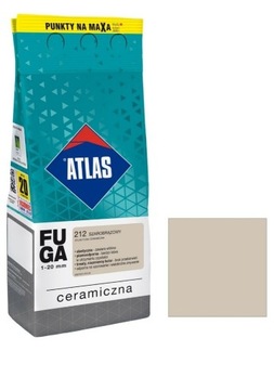 Atlas fuga ceramiczna 212 szarobrązowa 2 kg