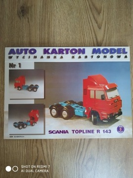 Scania Topline R 143 model kartonowy