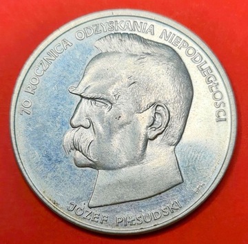 Józef Piłsudski 50 000 złotych 1988 Znak Menniczy3