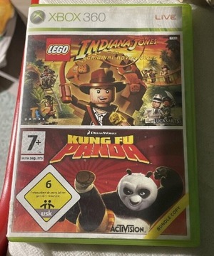 Xbox 360 lego indiana jones,kung fu panda