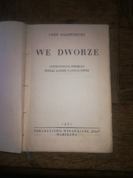 We dworze John Galsworthy 1931 ładne wydanie