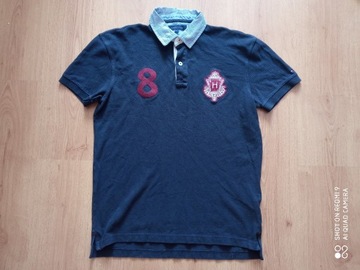 Tommy Hilfiger męska koszulka polo duże logo - M