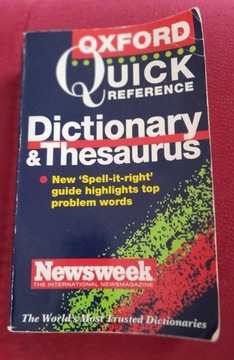 Oxford Quick Reference Dictionary & Thesaurus