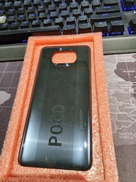 Klapka tylna baterii Xiaomi POCO X3 NFC szara