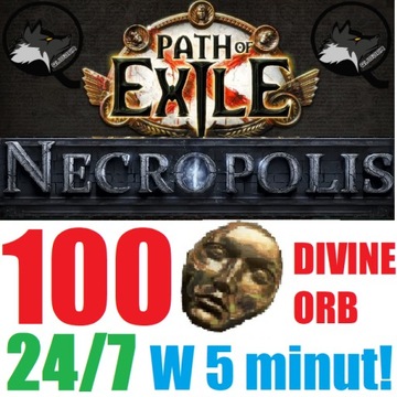 100x Divine Orb Necropolis Path of Exile poe PC