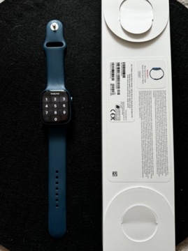 Smartwatch Apple Watch series 7 GPS 45 mm + Cellular niebieski