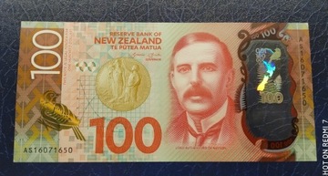 Nowa Zelandia 100 dolarów UNC 