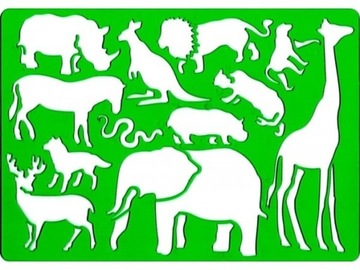 Szablon do rysowania Safari zwierzątka Kohi-i-noor
