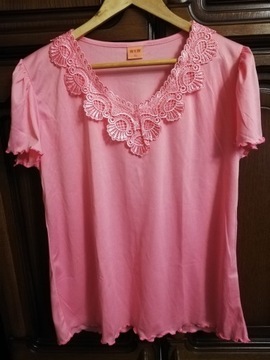 Ładna różowa damska piżama firmy MKM w rozm. XL