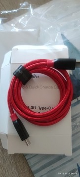 Nowy kabel USB 2x USB C Ugreen czerwony