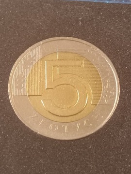 5 ZŁOTY 2008 ROK 