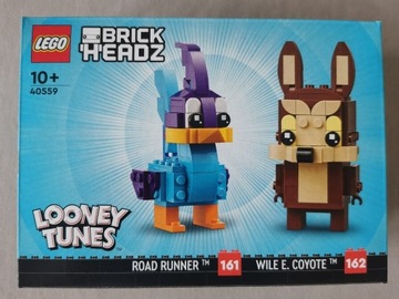 LEGO 40559 BrickHeadz Struś Pędziwiatr i Kojot