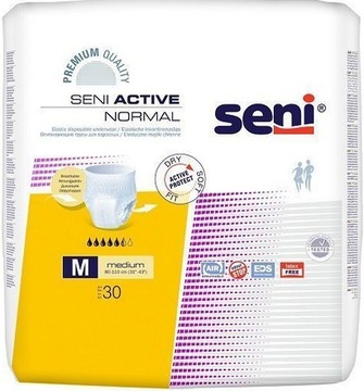 Seni Active Normal majtki chłonne rozm. M 30szt