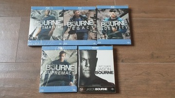 Bourne - 5 części 5BD - Steelbook PL
