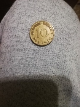 NIEMCY 10Pfennig 1950 rok J nie zwlekaj Okazja! 