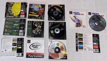 Golf PS1 PSX 4 gry sportowe pga tour Tiger Woods