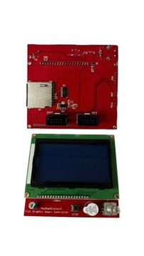 Panel Graficzny 12864 LCD z czytnikiem kart SD