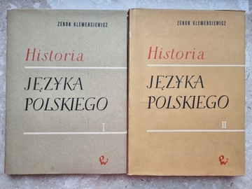 Historia języka polskiego, Klemensiewicz, t.I i II