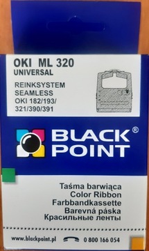 Taśma barwiąca BLACK POINT OKI ML 320 UNIVERSAL