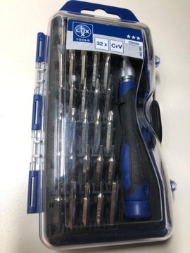 Precyzyjny Zestaw LUX TOOLS 32xCrV Classik 